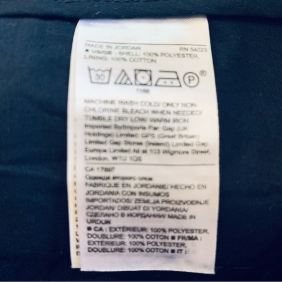 Banana Republic Navy Blue Textured Dressy Shorts High Rise Size 0 - Picture 5 of 5